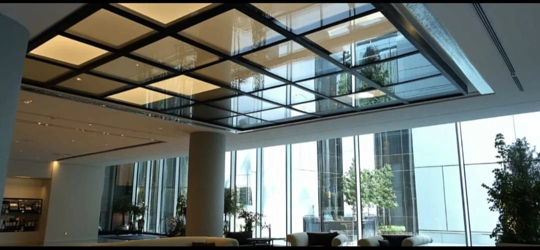 Glass Atrium Skylight Ceiling