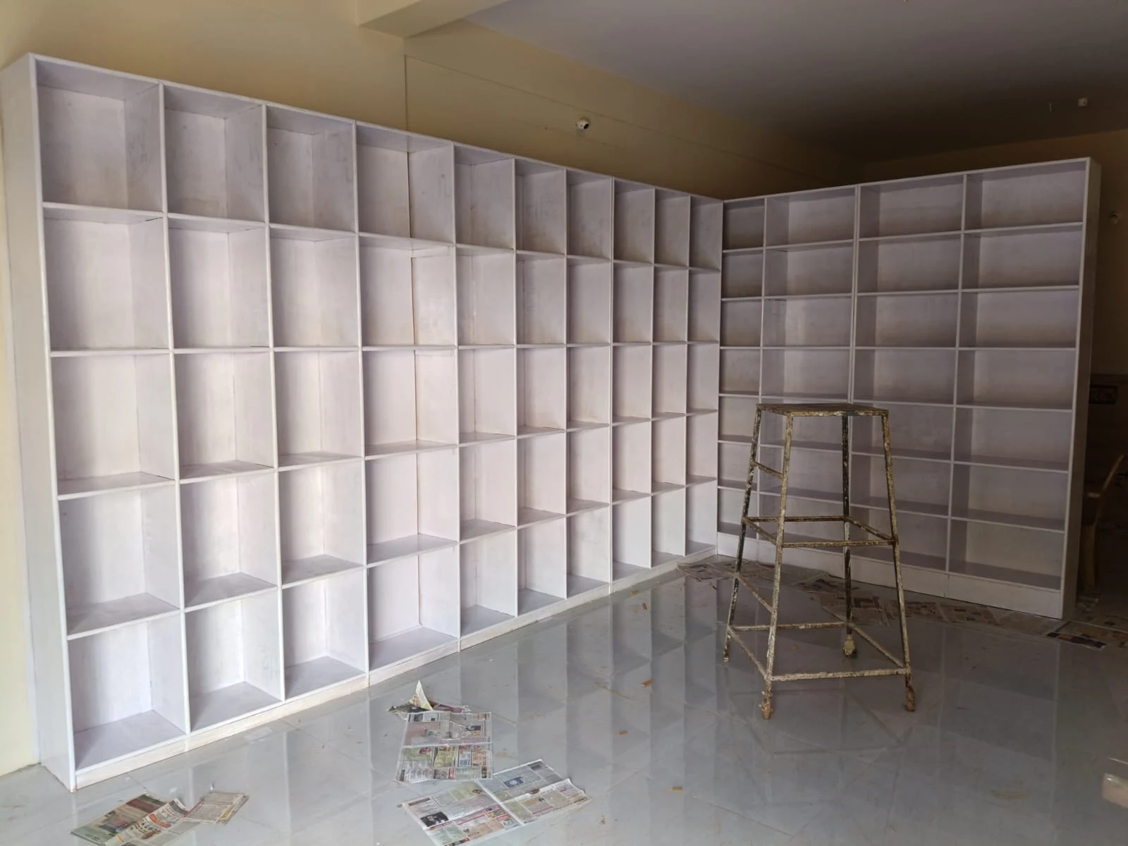 Open Grid Bookshelf Library Unit