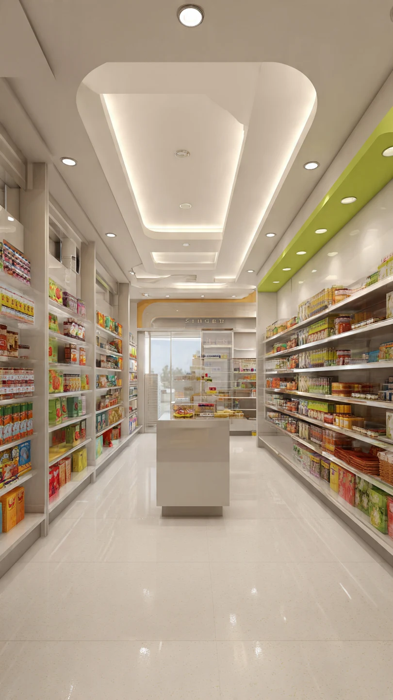 Retail Supermarket Cove Ceiling